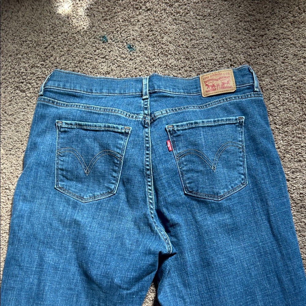 Levi's Women's Straight Leg Blue Jeans